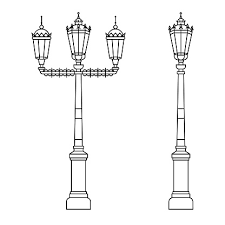 Desain Tiang Pedestrian